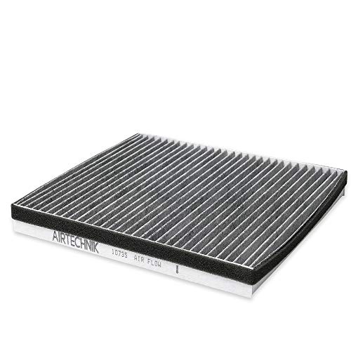 AirTechnik CF10735 Cabin Air Filter w/Activated Carbon | Fits Genesis G70 G80 G90 GV70 GV80, Hyundai Equus, Genesis/Kia K900, Stinger, Telluride (2011-2024 Select Models) - 97133-3M000