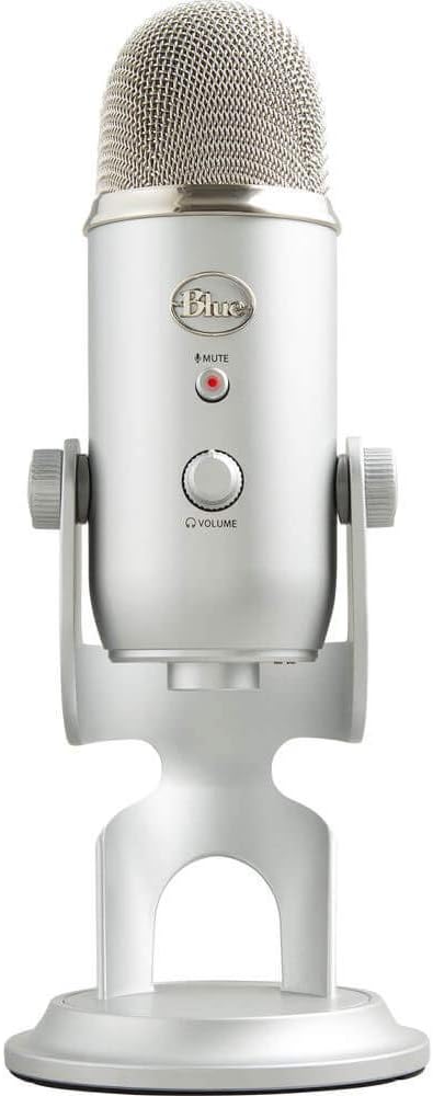 Blue Microphones Yeti - Podcaster + Hindenburg Journalist Bundle, Silver