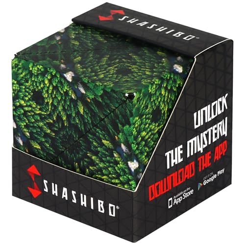 Image of Shashibo DODECA Magnetic Puzzle Cube, Sensory Fidget Toy for Adults & Kids, Stress Relief Fidget Toy for All Ages, Cool Fidget Toys for Desk, Shape Shifting Box, 100+ Possible Shapes