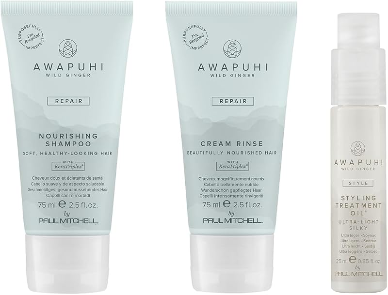 Conjunto de viagem Awapuhi Wild Ginger com 3 produtos