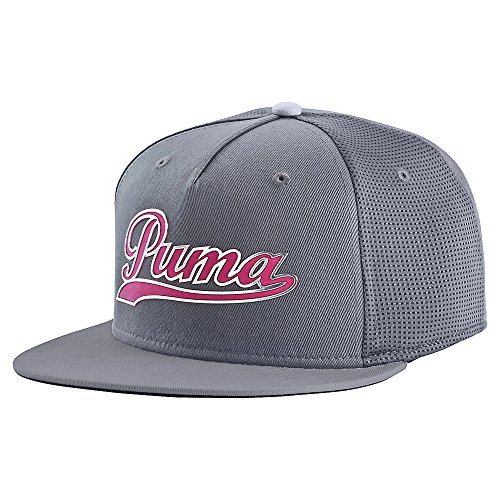 PUMA Script Snapback Cap Periscope/Beetroot Purple