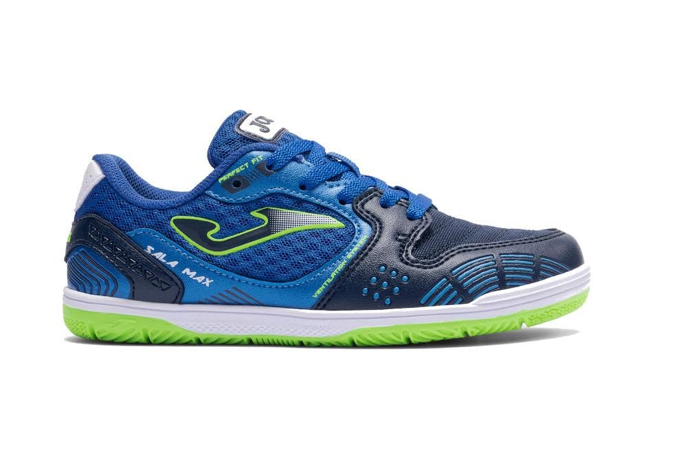Zapatillas fútbol Sala Joma MAX JR 2604 Royal Indoor para niño