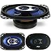 Pareja DE Altavoces O DIFUSORES OVALADOS 4" X 6" 10 CM X 15 CM PYLE PL463BL Azul 240 Watt RMS 480 Watt MAX A. 3 Calles TRIASSIALI por Puertas Portero ES TAQUILLAS Coche