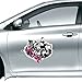 DIYthinker Wintersport Skifahren Ski und Schuhe Stadt-Hintergrund Illustration Muster-Auto-Aufkleber auf Auto-Styling Aufkleber Motorrad-Aufkleber für 30Cm