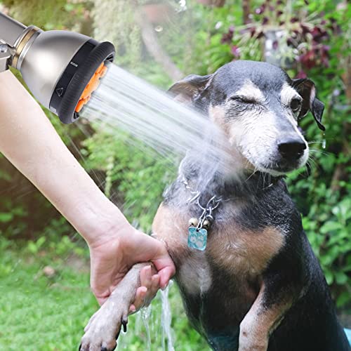 Garden Hose Nozzle - Heavy Duty Metal High Pressure Hose Nozzle With 9 Different Spray Patterns, High Pressure Hand Water Hose Nozzle Sprayer For Watering Garden, Plants And Car Wash #TOP2