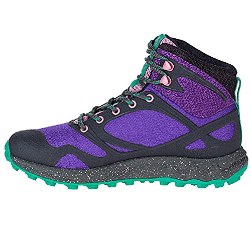 Merrell Womens Altalight Mid WP Hiking Boot, Violet, 5.5 US