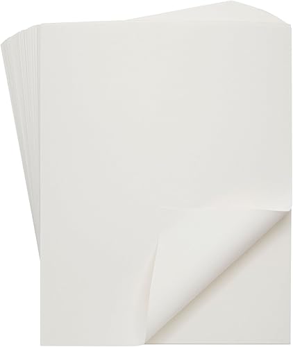 Miniatura 6 de Bright Creations Bloc de papel de acuarela prensado en frío imprimible a granel, 100 hojas, 8.5 x 11 pulgadas, 230 GSM, blanco, papel de pintura