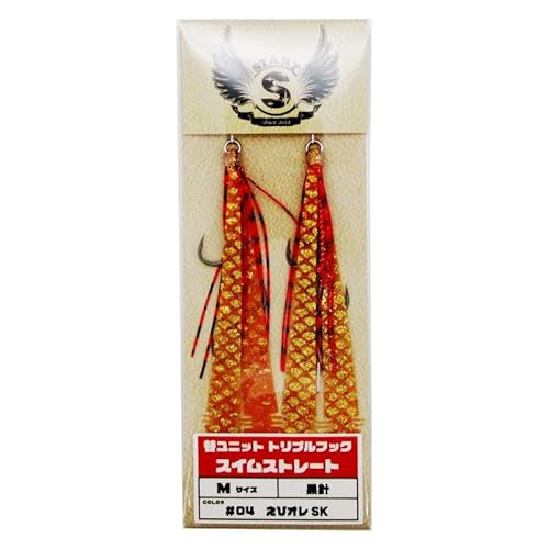 スタート 替ユニット トリプルフック スイムストレート M #04 えびオレSK