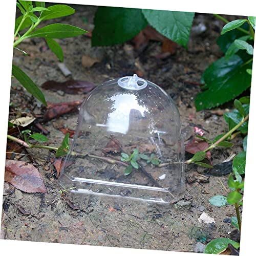 OFFSCH 15pcs Clear Transparent Plastic Humidity Garden Cloches Dome Covers for Outdoor Use Protection Against Snow Frost Snails Birds - Image 4