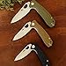 Honey Badger L/R Leaf Camping Knife, Medium, Green