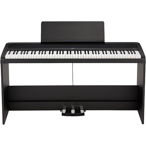 Korg B2 88-Key Digital Piano w/stand; Audio/MIDI USB; Software Included - Black