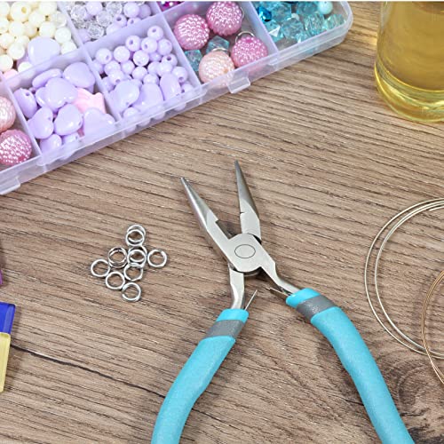 SPEEDWOX 6 Inches Long Nose Pliers with Cutter Mini Jewelry Pliers Small Wire Cutters Professional Jewelry Making Tool Beading Hobby Craft DIY Supplies - Image 2