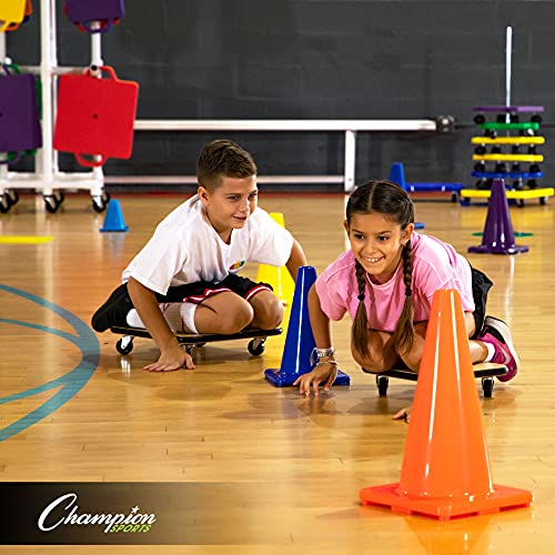 Mini cônes de terrain néon Champion Sports pour entraînement - 7