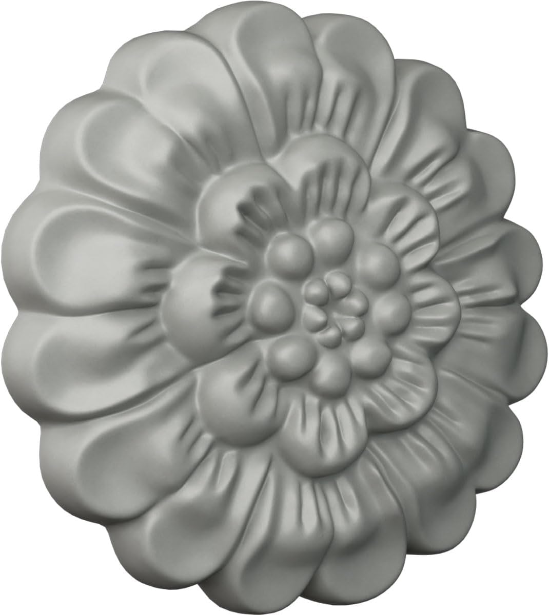 Ekena Millwork ROS03X03AR 3 1/2"OD x 5/8"D Artis Round Rosette, 3 1/2"OD x 5/8"D Artis Round Rosette, Primed
