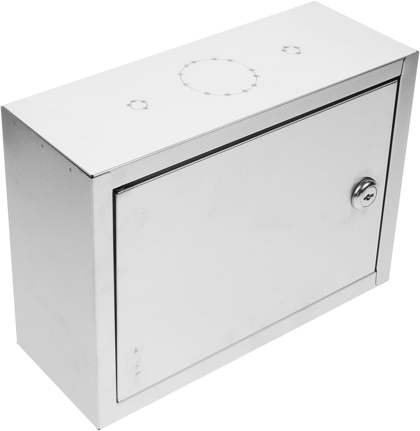 VICASKY Lockable Mailbox Containers Lids Wall Mount Milk Box for Fresh Milk Outdoor Package Box