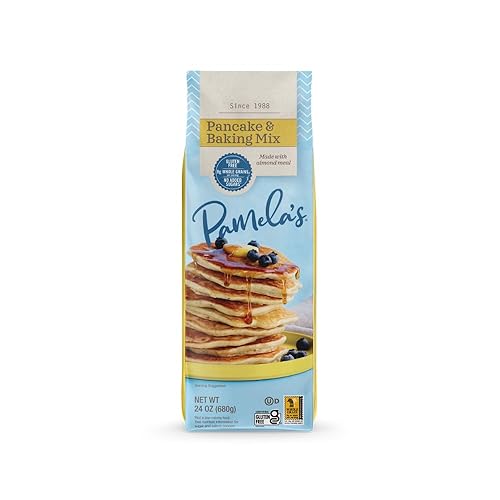 Pamela's Products Mezcla para hornear y panqueques sin gluten y trigo, 24 onzas