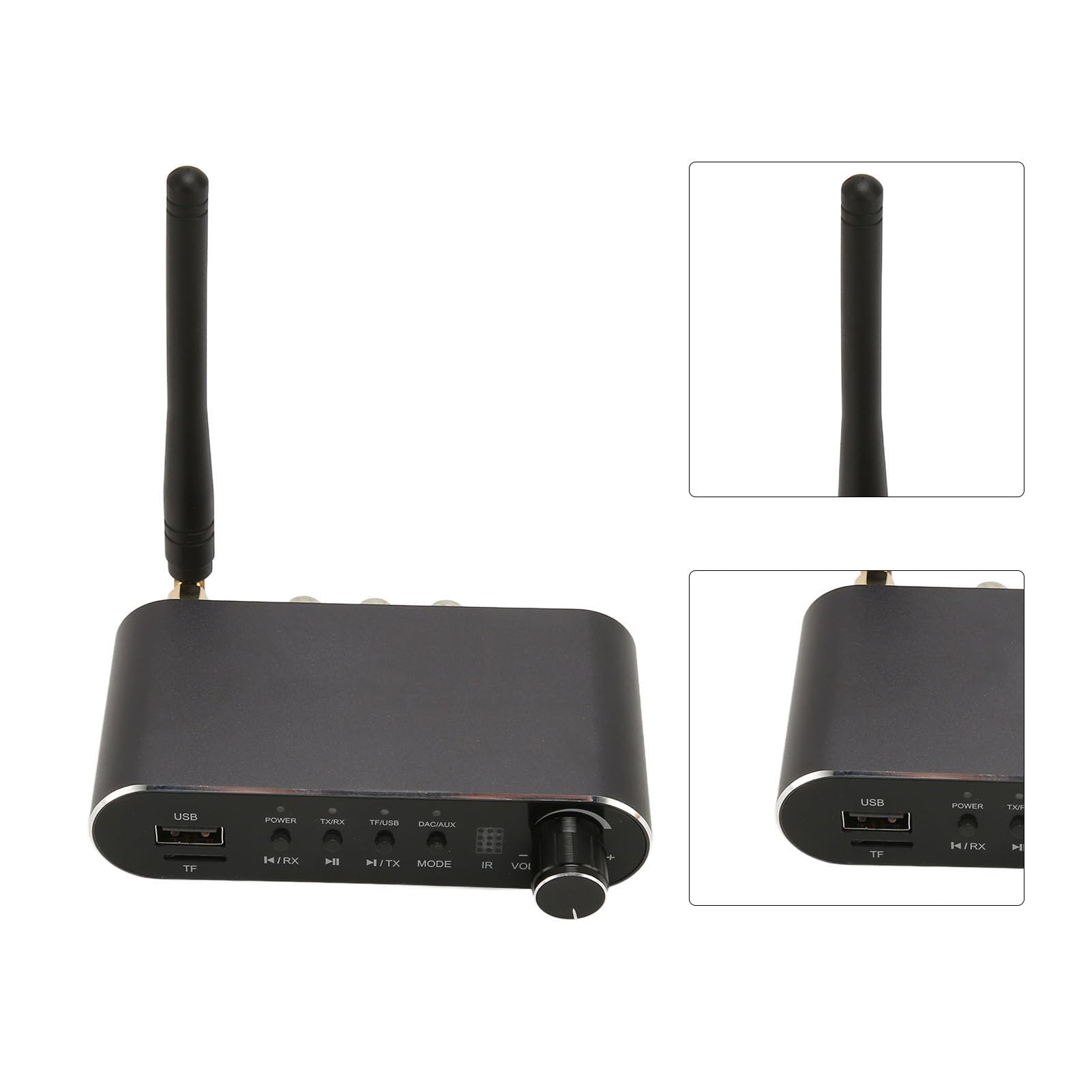 Bluetooth 5.1 Sender Empfänger, Kabelloser Audio Adapter Sender Empfänger, Glasfaser Koaxial HiFi Audio Adapter für Fernseher, Computer, Heim Stereoanlage, Kopfhörer