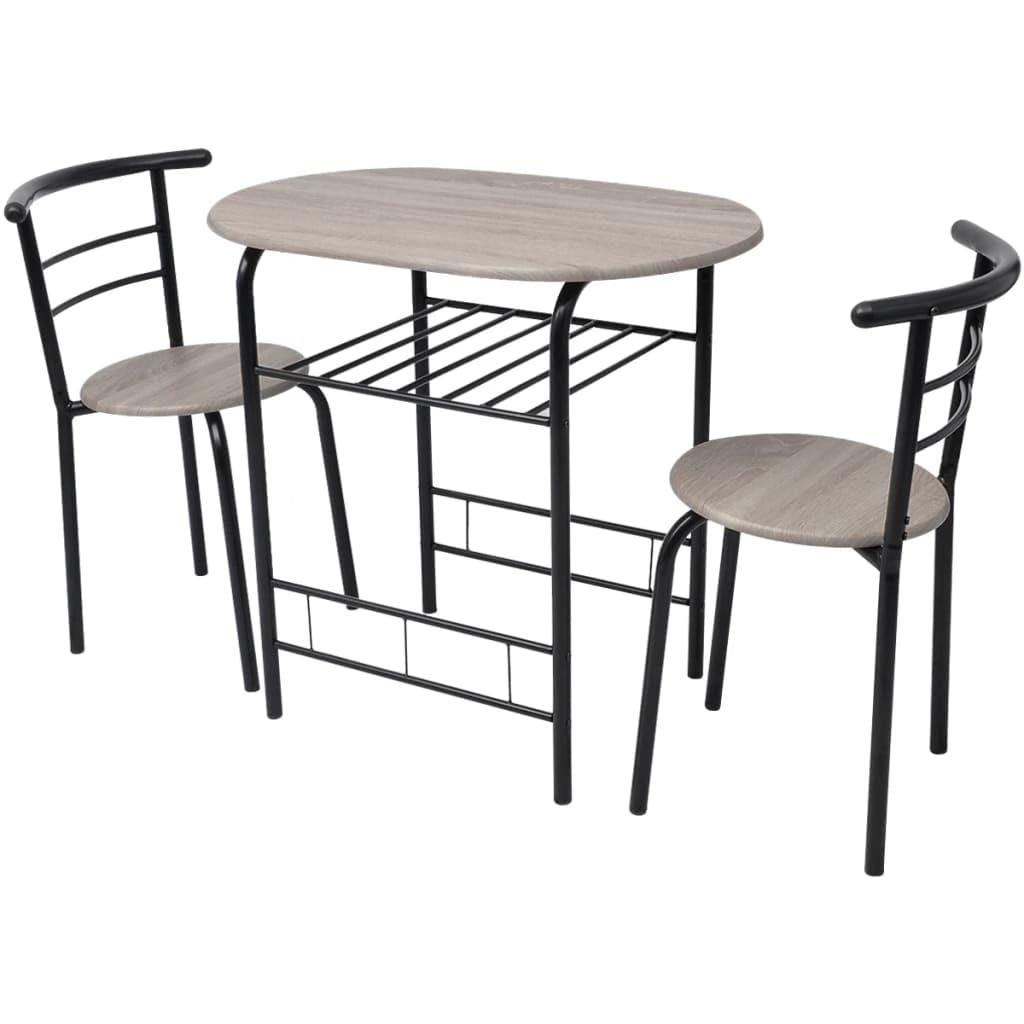 vidaXL Bartisch Barhocker Bar Set Tresentisch Küchentisch Stehtisch Barstuhl