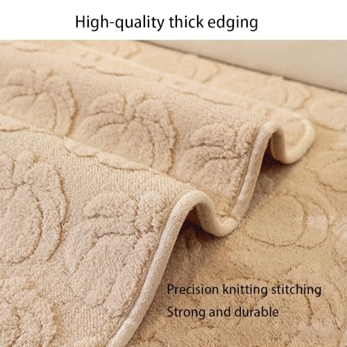 Housse de coussin pour canapé en forme de L marron citrouille sectionnel