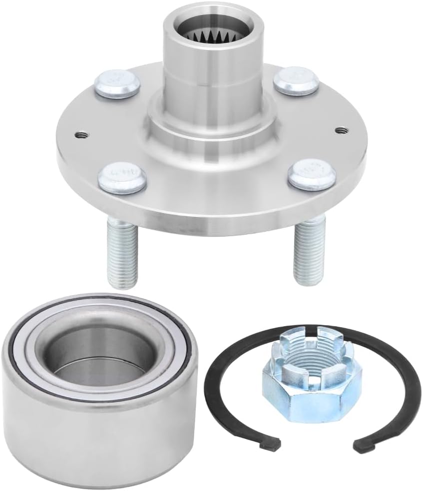 BR930592K - FRONT Driver and Passenger Side Wheel Hub Bearing Repair Kit Assembly Compatible With 2005-2011 Hyundai Accent, 2006-2011 Kia Rio, 2006-2011 Kia Rio5