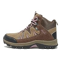 Peter Storm Women's Buxton Mid Walking Boot with High Traction Rubber Sole & Speed Lacing (Brown, UK Footwear Size System, Adult, Women, Numeric, Medium, 6)