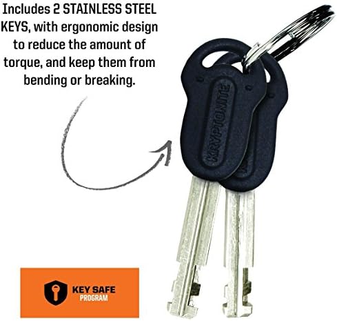 Kryptonite Kryptolok Mini-7 U-lock - Black/Silver