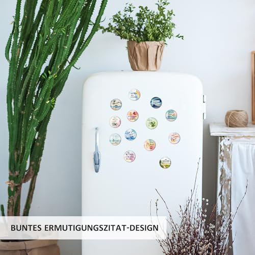 BIROYAL 30 STK. Kühlschrankmagnete, Magnete für Magnettafel, Whiteboard Magnets, Zitaten Magnets, Sprüche Magnetset, Magnet Geeignet für Motivation, Heimdekoration, Büros, Schließfächer