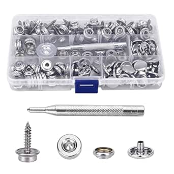 100 Set Di Forniture Per La Creazione Di Bottoni Vuoti Per Maker Ma