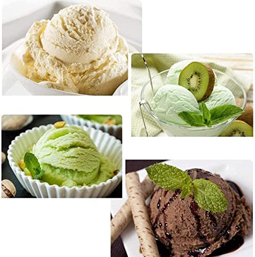 Ice Cream Makers Eismaschine Eismaschine, kleine automatische Produktion von Fruchteis, Mini-Gelato-Sorbet-Joghurtmaschine, Kompressorkühlung mit LED-Anzeige, einfache Bedienung – Bild 3