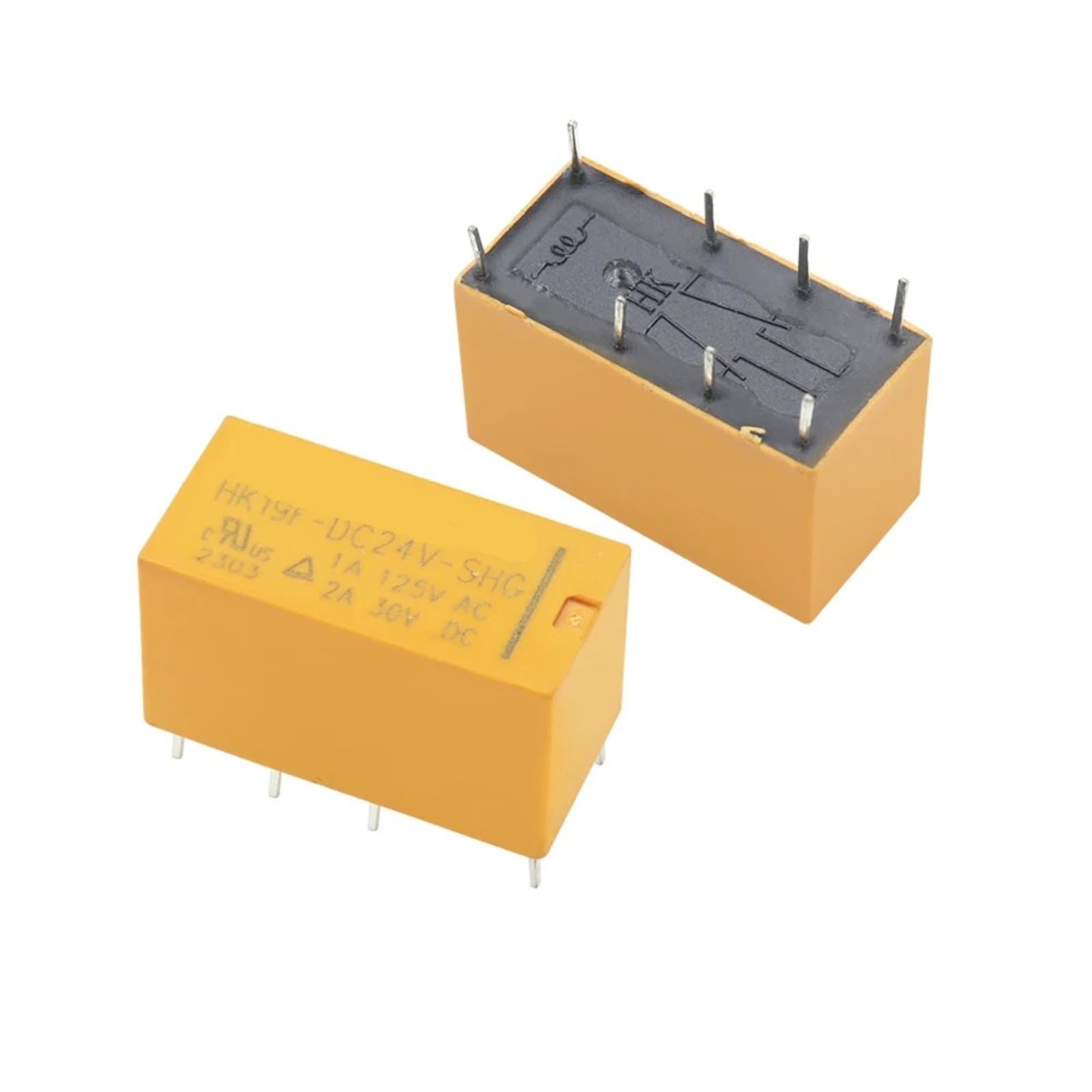 Relés de potencia de 8 pines HK19F para reparar circuitos de 12V con caídas de tensión 6