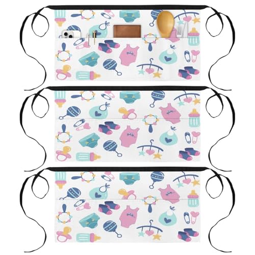 Tablier de cuisine avec 3 poches pour ne plus chercher vos accessoires