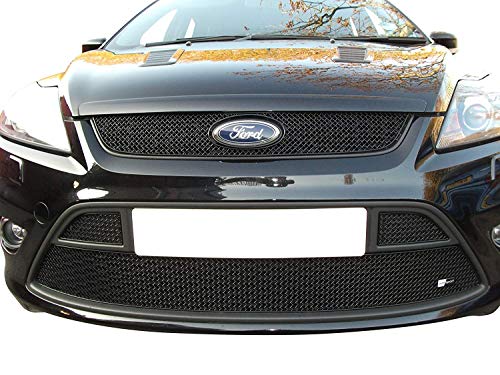 Zunsport Compatible With Ford Focus ST 08MY - Front Grill Set - Black finish (2008 to 2010)