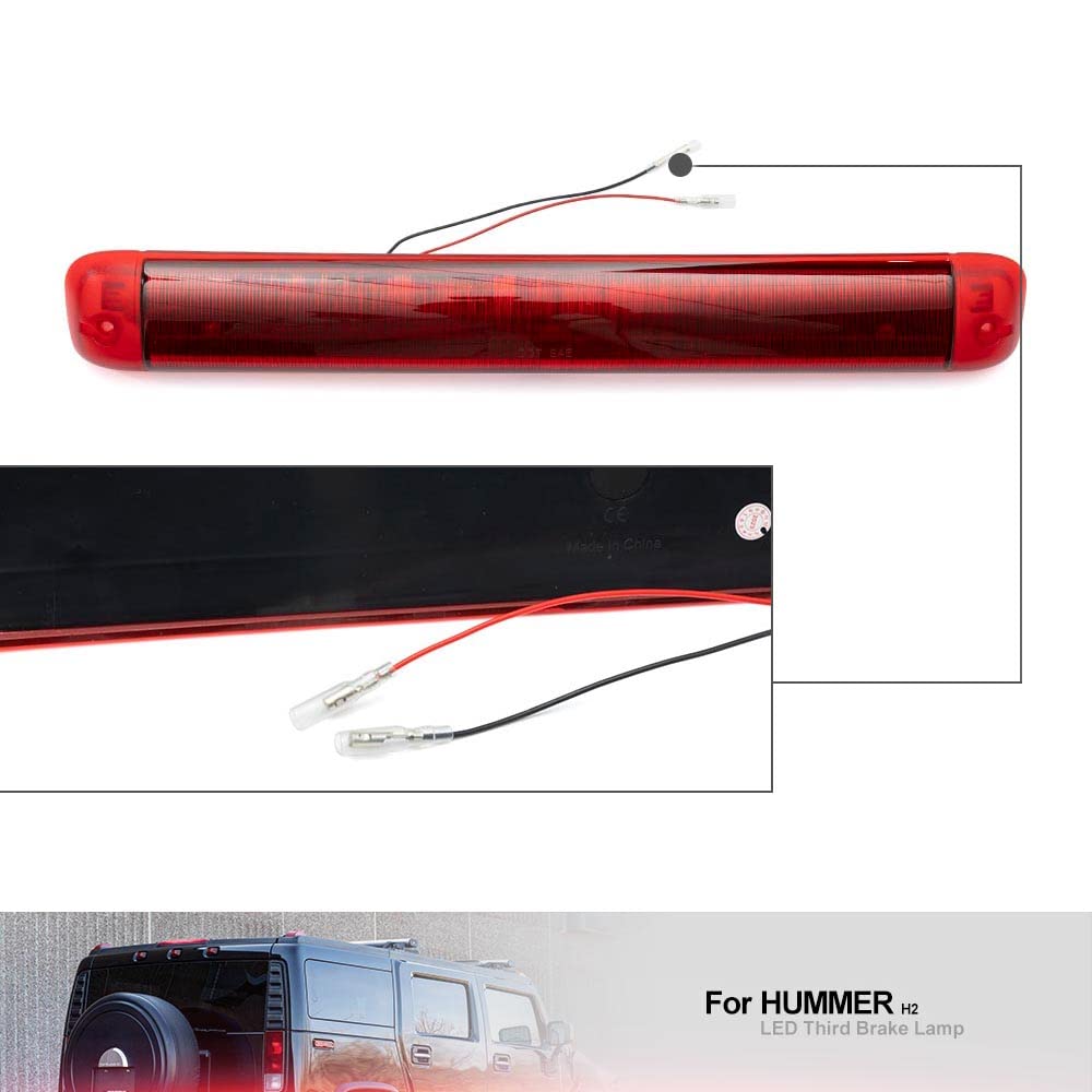 Terzo Stop LED Per Hummer H2 - Lente Fumé, Compatibile 2003-2009