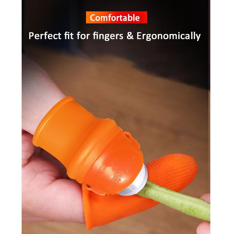 Set de 12 cuchillas de pulgar de silicona para jardinería miniatura 2