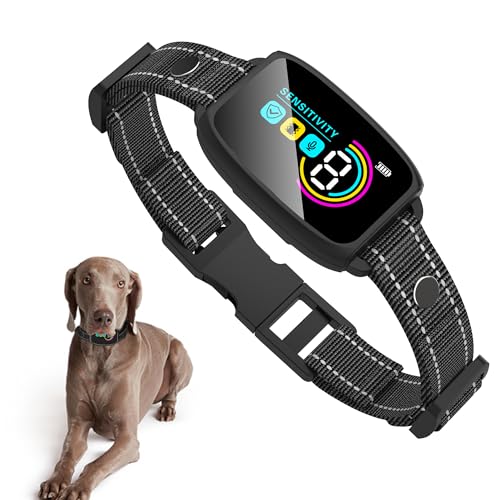 Anti Bark Collars for Dogs,Dog Barking Collar,Rechargeable Smart ...
