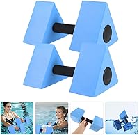 Vista 9 de Sosoport Mancuernas triangulares para ejercicio acuático, 2 unidades, de espuma, para piscina de agua, pesas de fitness, barras de mano