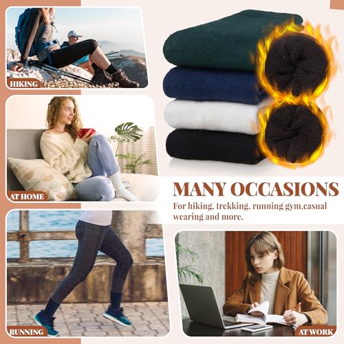 Image of Velice Womens Merino Wool Thermal Thick Hiking Winter Socks
