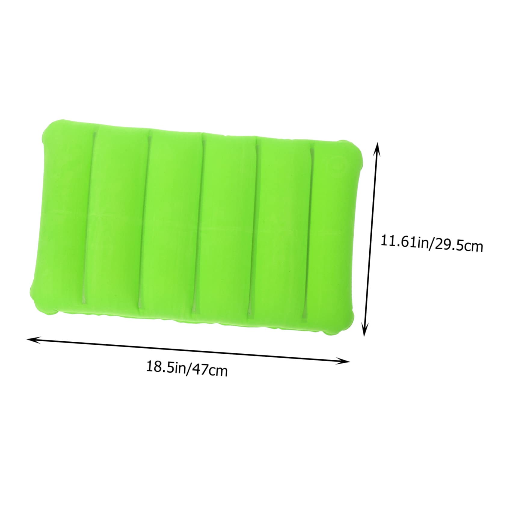 VICASKY Inflatable Sleeping Pillow for Camping Travel Breathable Nap Pillow for Office Afternoon Rest Convenient Portable Design Flocked Material