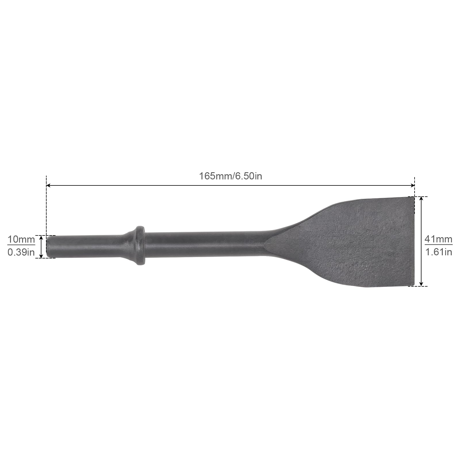 ChgImposs Punta a scalpello pneumatica, larga 40 mm, scalpello pneumatico per calcestruzzo, per rimozione di piastrelle e malta