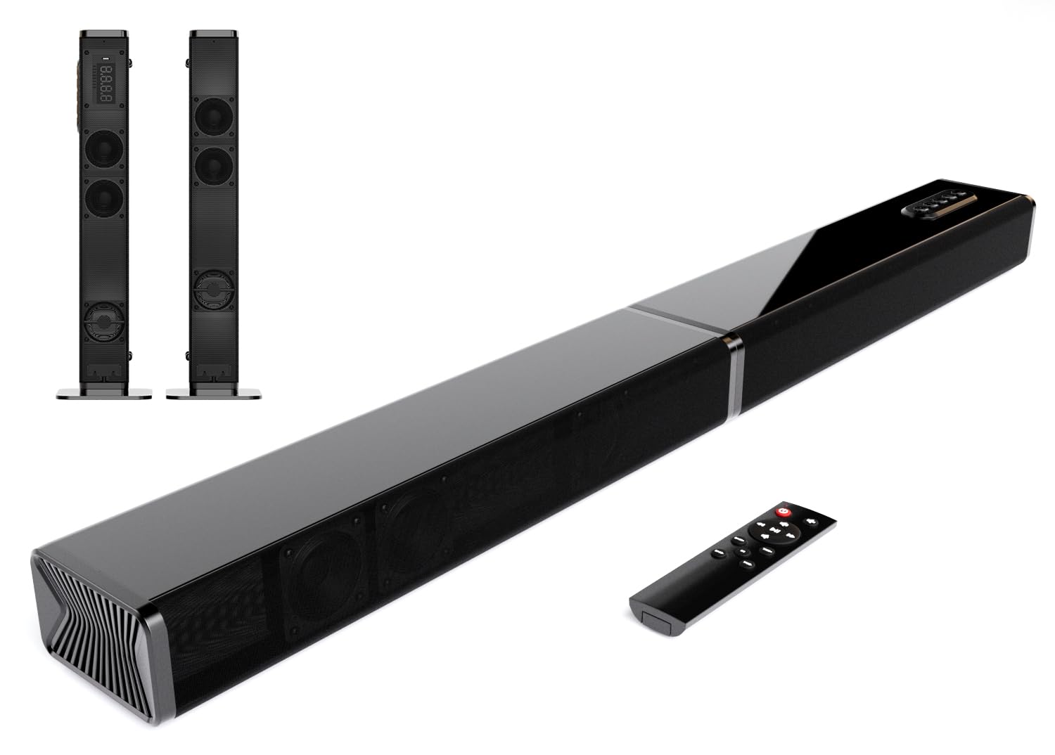 JAJALUYA Sound Bar, 60W Sound Bar Review – Best Budget Option?