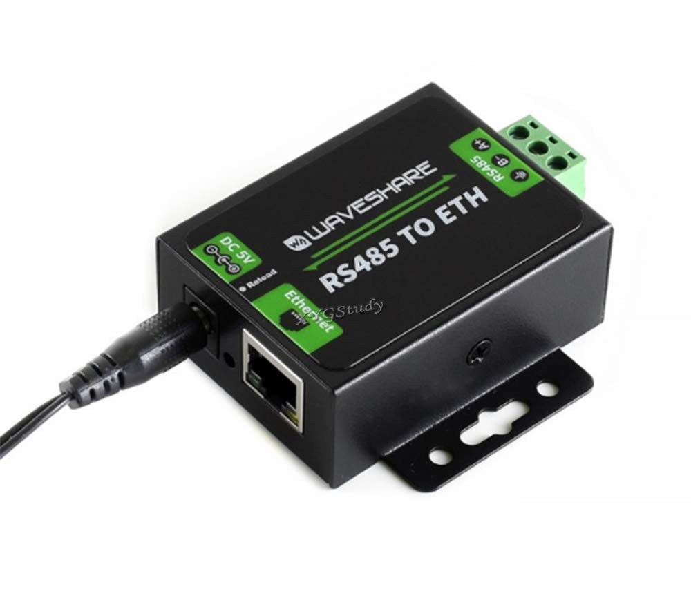 RS485 to Ethernet Converter Cortex-M0 4-pin RJ45 Port Ethernet Network 10/100Mbps High-Speed Low-Power High-Stability Upgradable Easy-to-use @XYGStudy