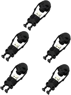 PartyKindom 5Pcs U Disco Pvc USB Flash Drives 16Gb Pen Drive 16Gb Pen Drive 16Gb Jump Drive Jump Drive Para Backup Jump Drive Para Armazenamento Drive USB 16Gb Flash Drive Esqueleto Stick De
