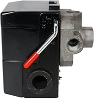 Vista 4 de Válvula de control resistente 140-175 PSI del interruptor de presión del compresor de aire de 4port 26 amperios