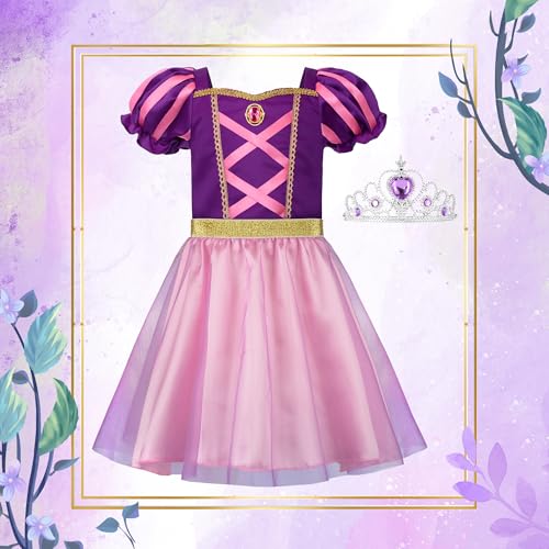 Disfraz de princesa para niñas 3-8 años miniatura 5
