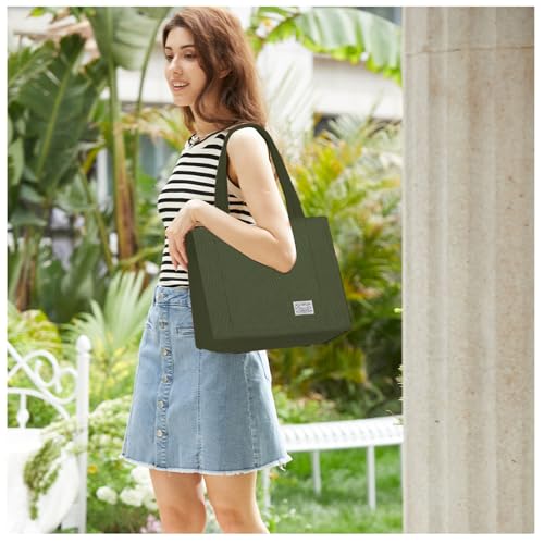 Image of Valleycomfy Corduroy Tote Bag for Women Travel Crossbody Bag Purse Women Shoulder Bags Work Handbags Everyday Hobo Bag