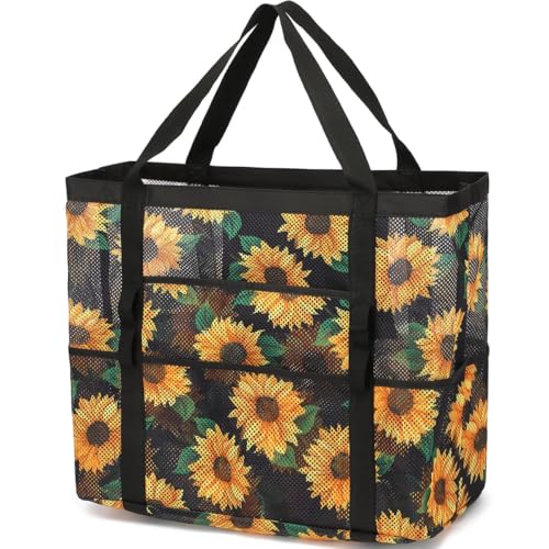 Fammart Large Mesh Beach Bag for Women, Oversized Beach tote Swim Pool Bag