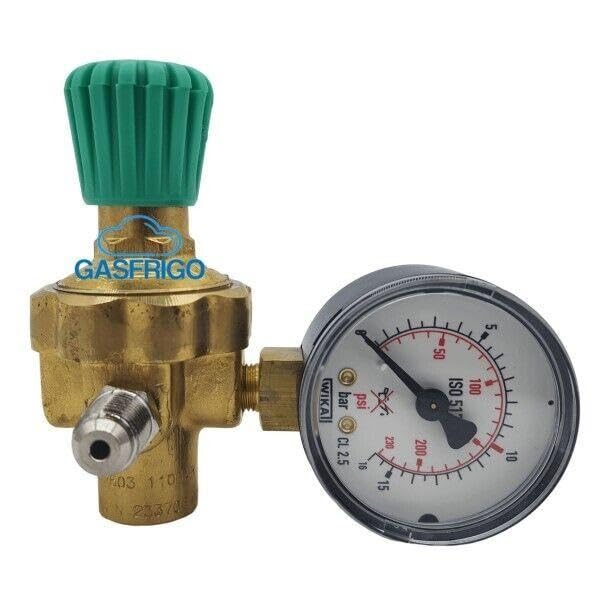 Kit azoto "FLUSH" con riduttore di pressione + 1 manometro 0-10 bar