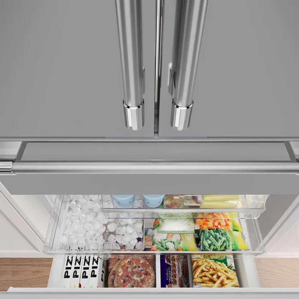 Thermador T36fl821ns 20.4 Cu. Ft. Stainless Counter-Depth French Door Smart Refrigerator on Fridge.com - View 5