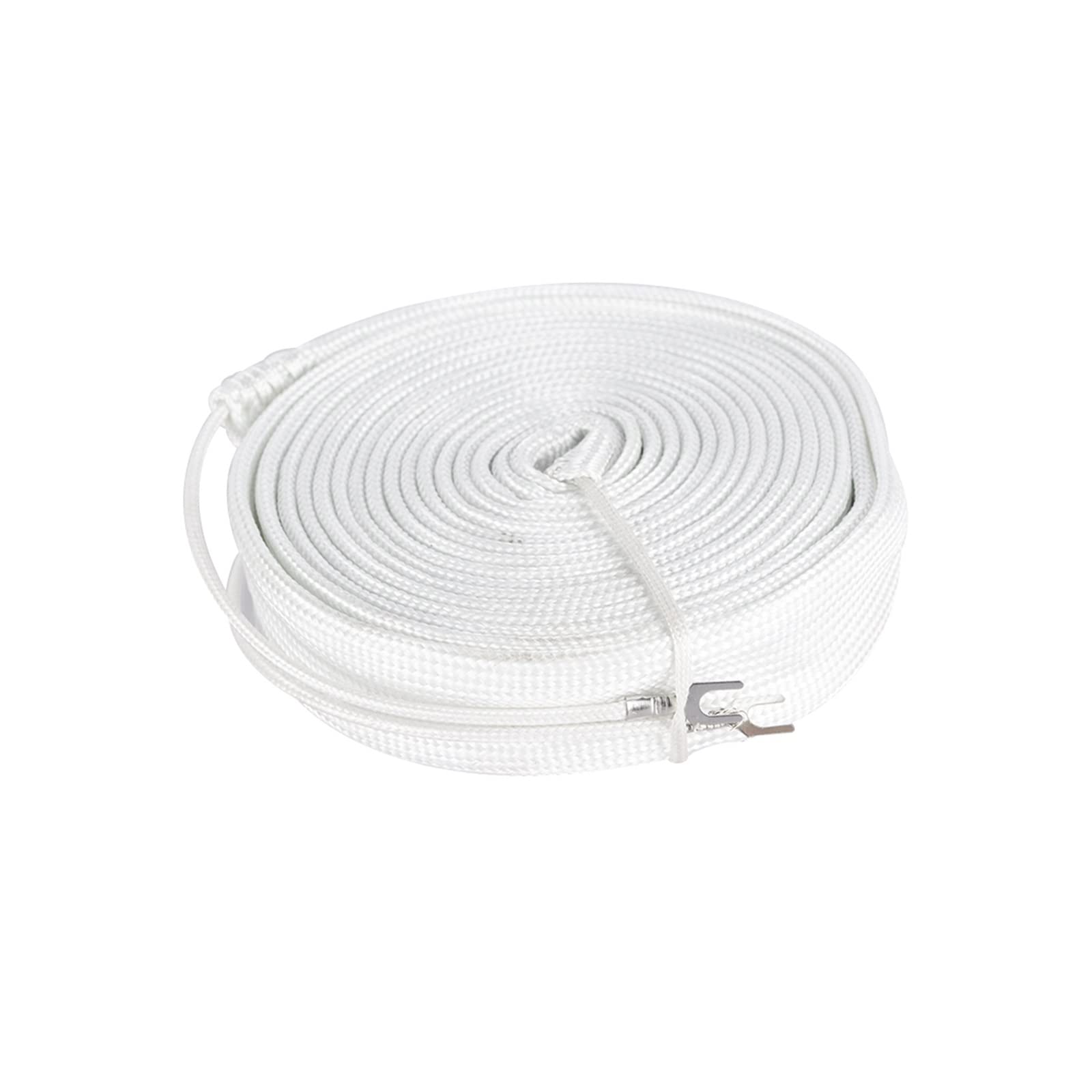 extensión exterior Correa Flexible de fibra de vidrio, 5V, 12V, 24V, 110V, 220V, cable calefactor de fibra de vidrio, banda de alambre calentador eléctrico for tubería de congelación de agua seca enva