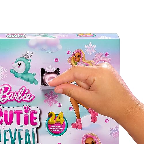 Barbie Cutie Reveal Calendario Adviento y Muñeca miniatura 6